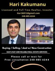 Hari Kakumanu-Realtor - Business Card